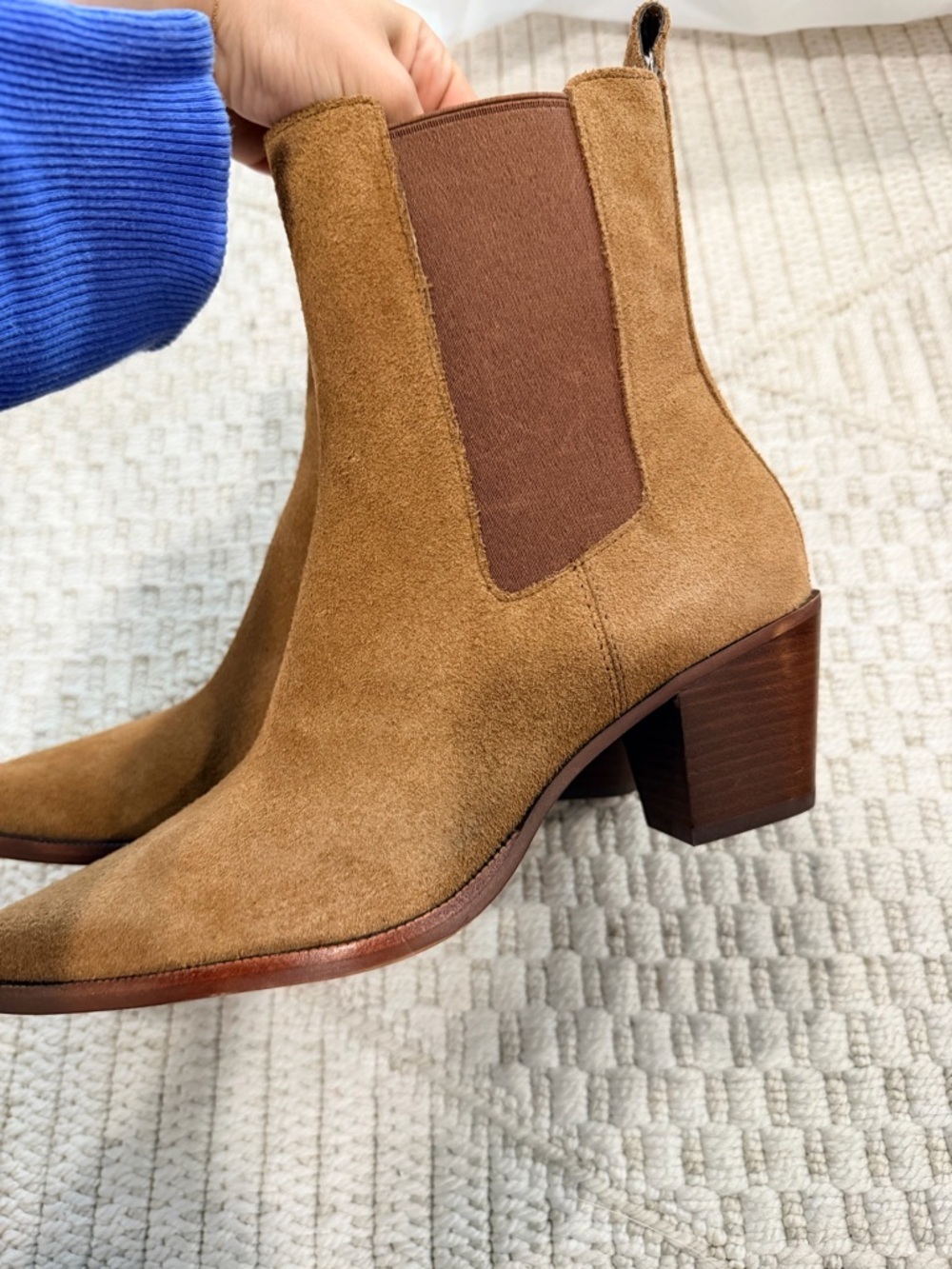 Dolce Vita Shadie H2O Booties Brown Suede - Picture 5 of 7